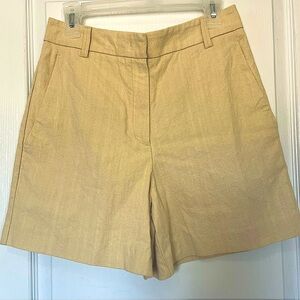 NWOT Marc O’Polo Manteco Women's Tan Shorts Size 38 100% Cotton